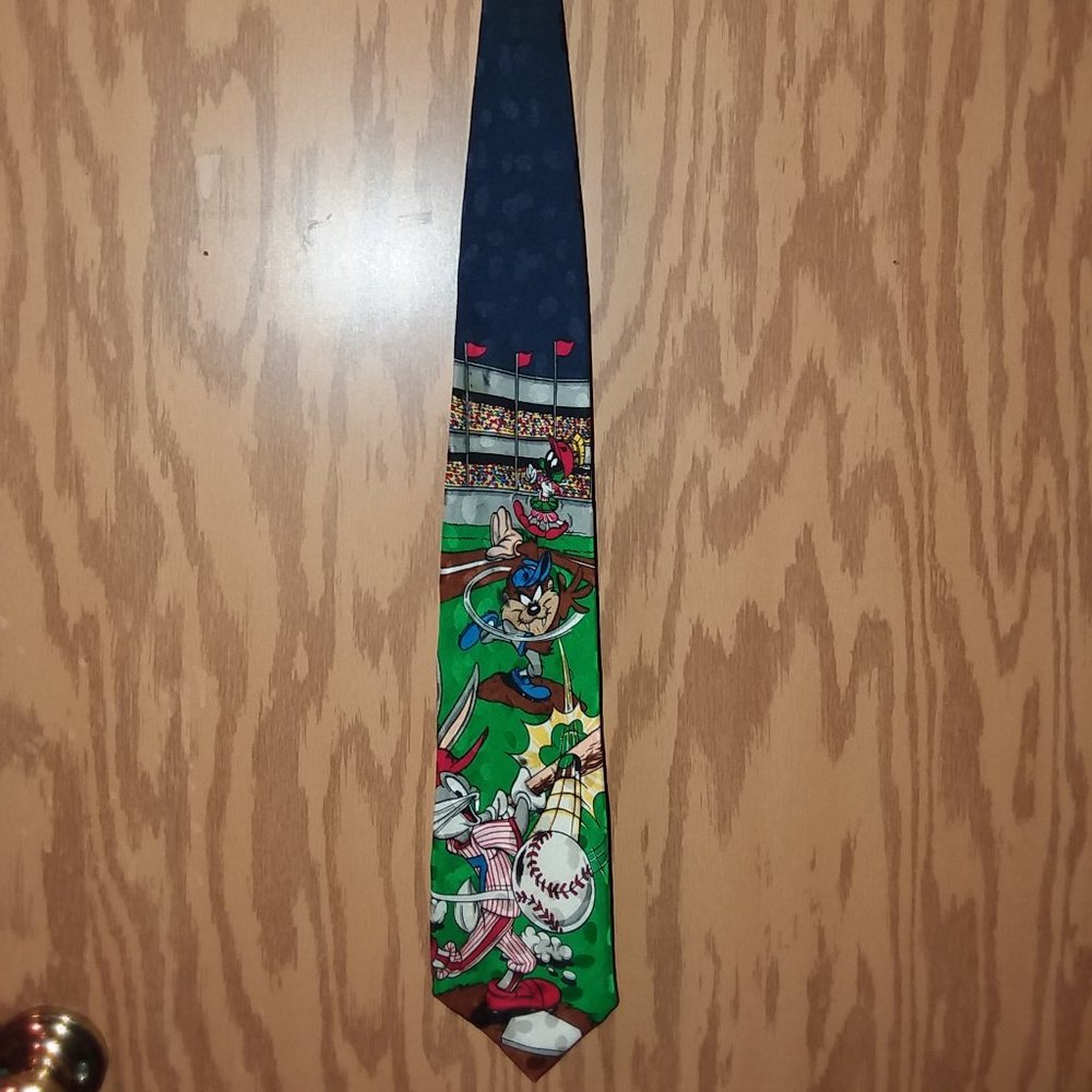 Looney Tunes Baseball Tie